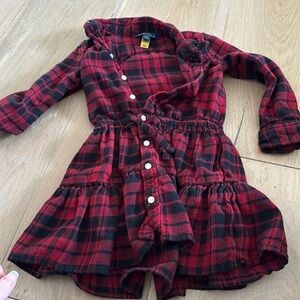 Polo Ralph Lauren 4t flannel dress